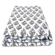 Cotton Hand Block Print Sanganeri Running Floral Fabric Voile